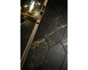Domino Dekor ścienny Caramell gold form 22,5x14,8 Tubądzin