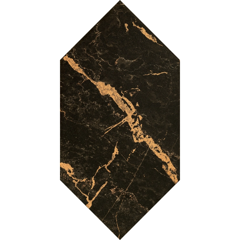 Domino Dekor ścienny Caramell gold form 22,5x14,8 Tubądzin