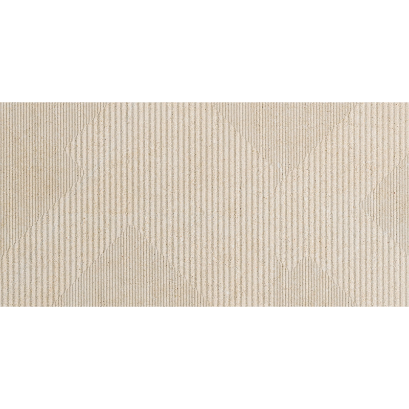Płytka gresowa Modular Glitch ivory 2 STR 119,8x59,8x0,9 Tubądzin