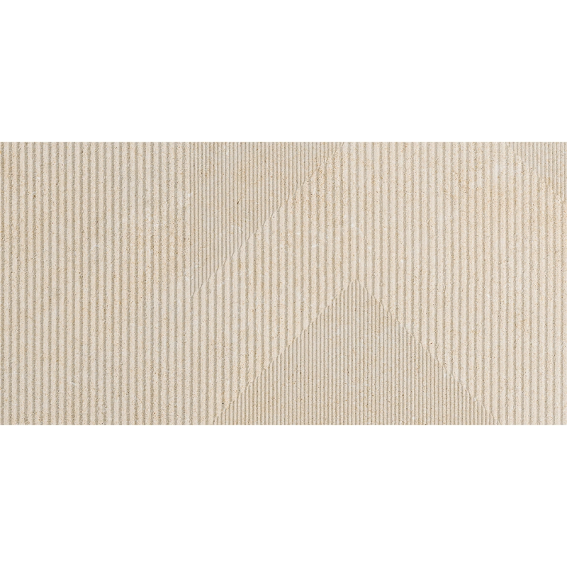 Płytka gresowa Modular Glitch ivory 1 STR 119,8x59,8x0,9 Tubądzin